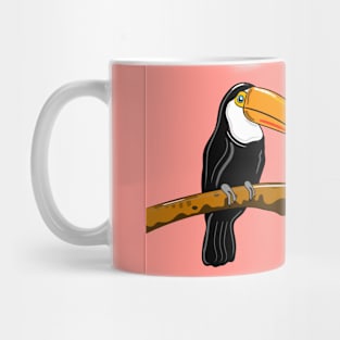 Toucans ( coral version ) Mug